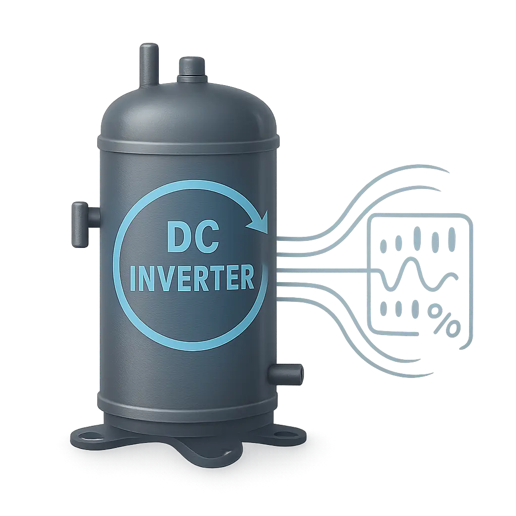 Technologie de compresseur à inverseur DC